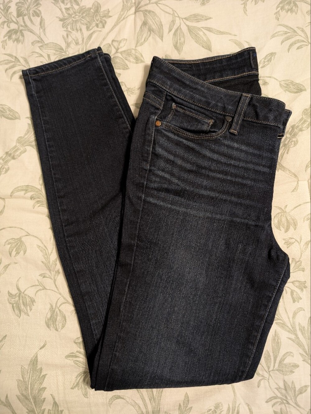 PAIGE Women's Verdugo Ankle Jeans in Dark Wash Indigo
